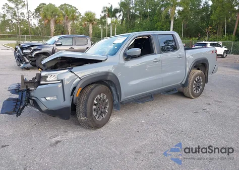 2024 Nissan Frontier Pro-X 4X2 z USA, uszkodzony, nr VIN 1N6ED1EJ4RN623877